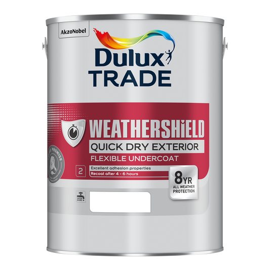 Dulux Trade Weathershield Quick Dry Exterior Flexible Undercoat