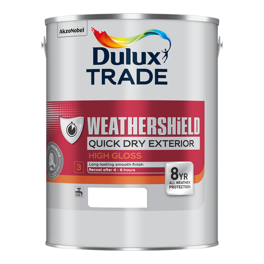 Dulux Trade Weathershield Quick Dry Exterior High Gloss