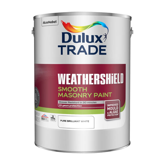 Dulux Trade Weathershield Smooth Masonry Paint